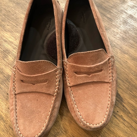 Aurélien soft suede pink driving loafers 39 made in Italy - Picture 11 of 12